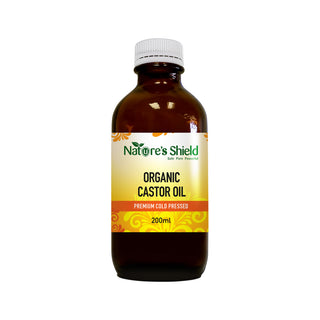 Castor Oil - Organic Cold Pressed - 200ml