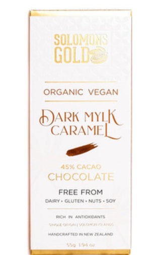 Solomon's gold dark mylk chocolate caramel