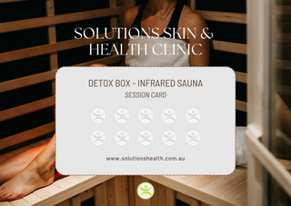 Detox Box (infrared sauna) - Session card